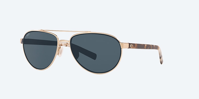 Sunglasses Costa Fernandina S (57-15) with Gray lens and Brushed Gold frame Image 1 of 4