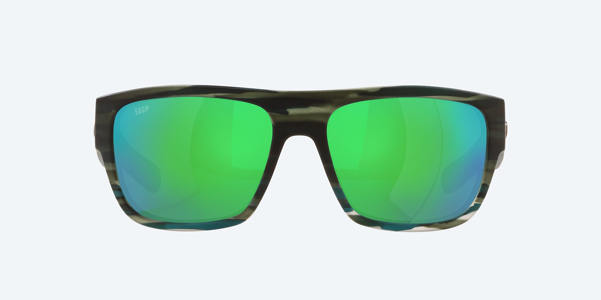 Sunglasses Costa Sampan XL (58-17) with Green Mirror lens and Matte Reef frame Image 2 of 4