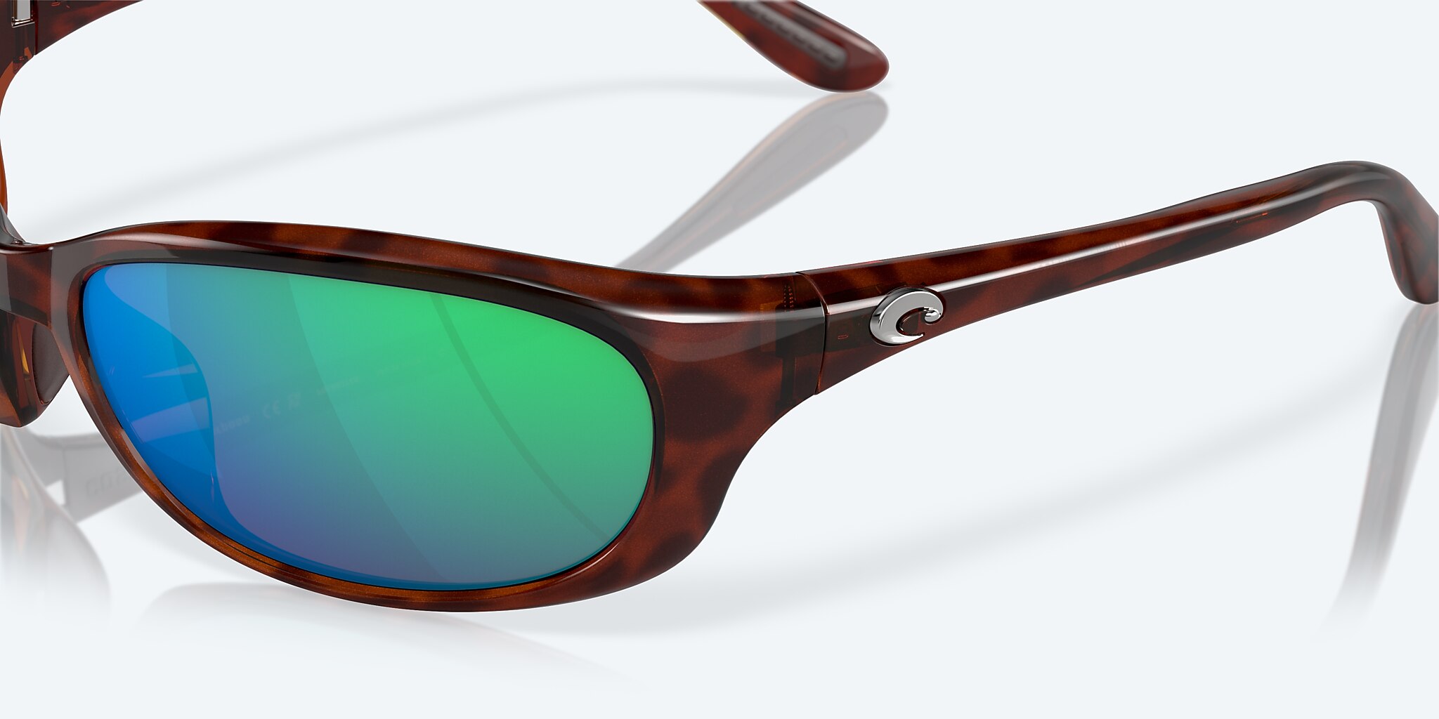 Lentes de Sol Costa Harpoon S (61-18) con Verde Espejado lente y Tipo Carey montura Imagen 6 de 7
