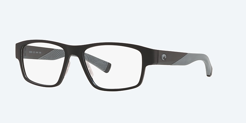 Eyeglasses Costa Ocean Ridge 301 XL (57-16) with Demo Lens lens and Matte Black/Gray Rubber frame Image 1 of 4