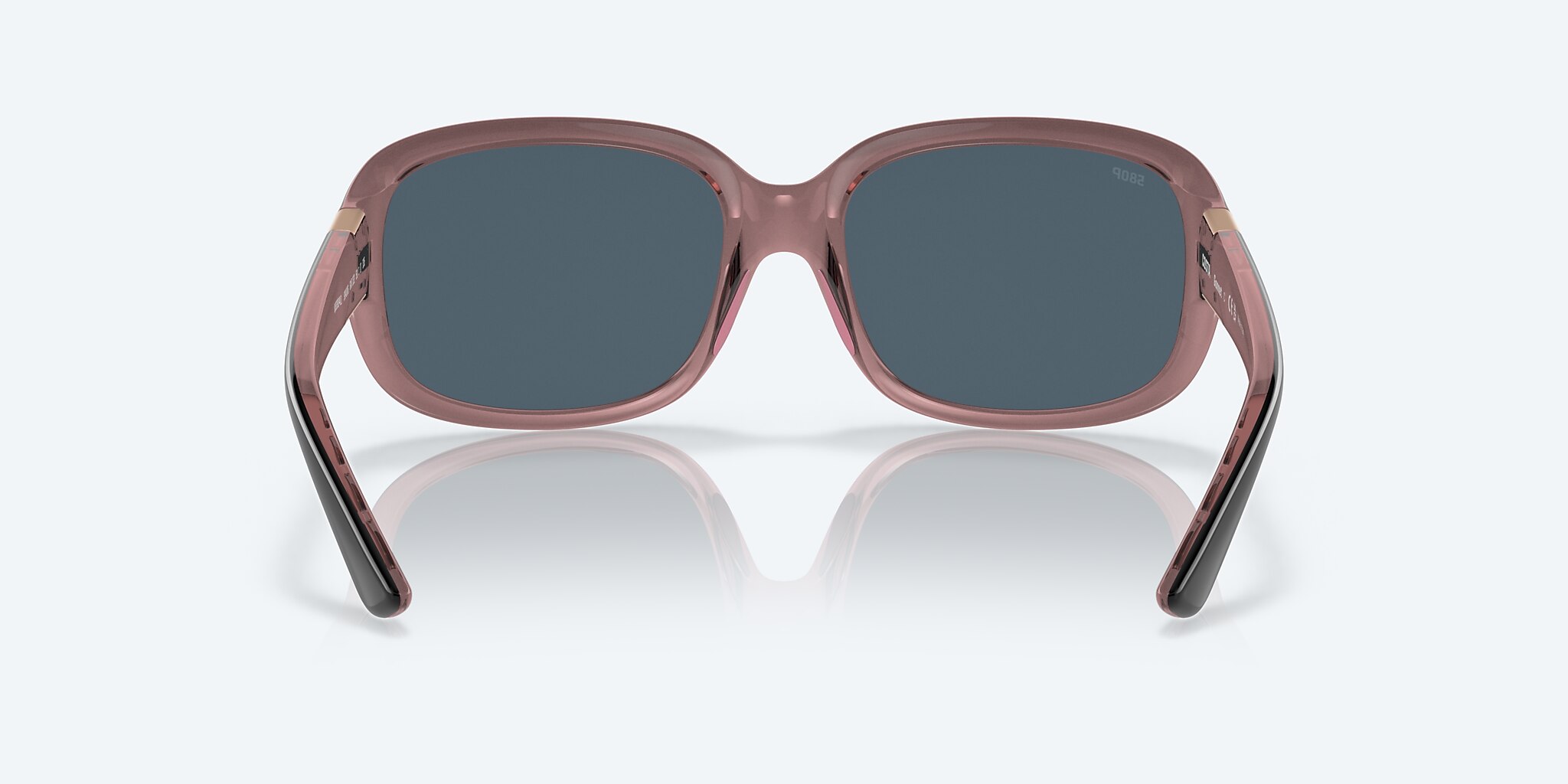 Sunglasses Costa Gannet M (58-17) with Gray lens and Shiny Black/Hibiscus frame Image 4 of 7