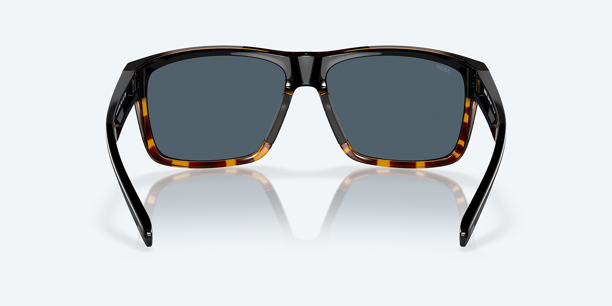 Sunglasses Costa Slack Tide XL (60-15) with Gray lens and Black/Shiny Tortoise frame Image 4 of 7