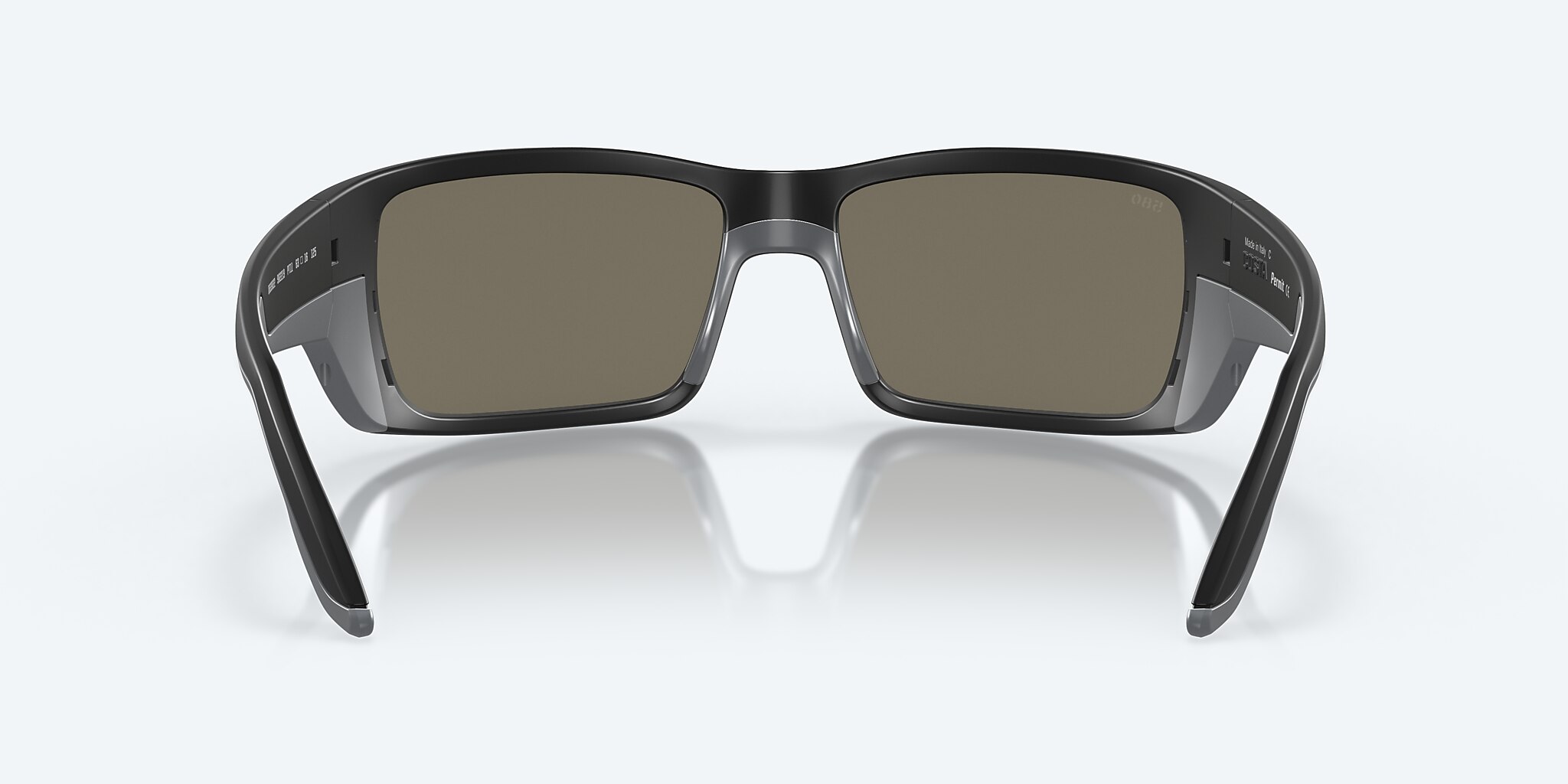 Sunglasses Costa Permit XL (63-16) with Blue Mirror lens and Matte Black frame Image 4 of 7