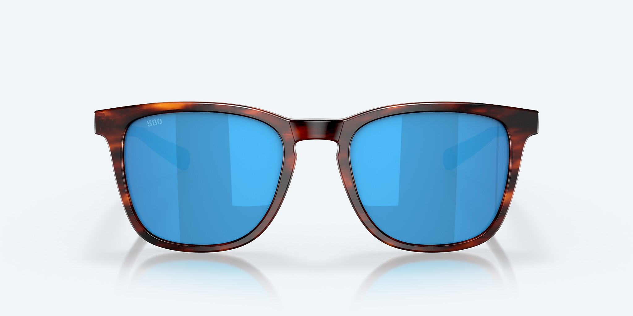 Sunglasses Costa Sullivan M (53-19) with Blue Mirror lens and Matte Tortoise frame Image 2 of 8