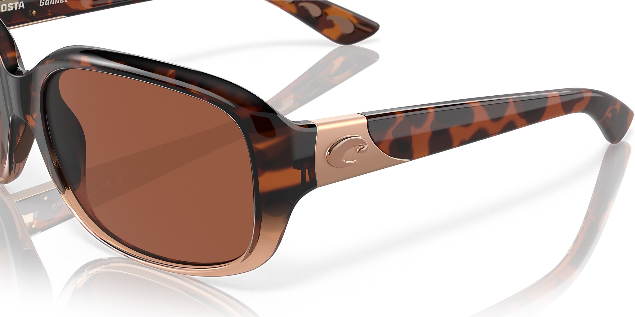 Costa Gannet M (58-17) with Copper lenses and Shiny Tortoise Fade