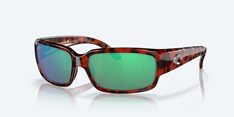 Sunglasses Costa Caballito M (59-15) with Green Mirror lens and Tortoise frame Image 1 of 7