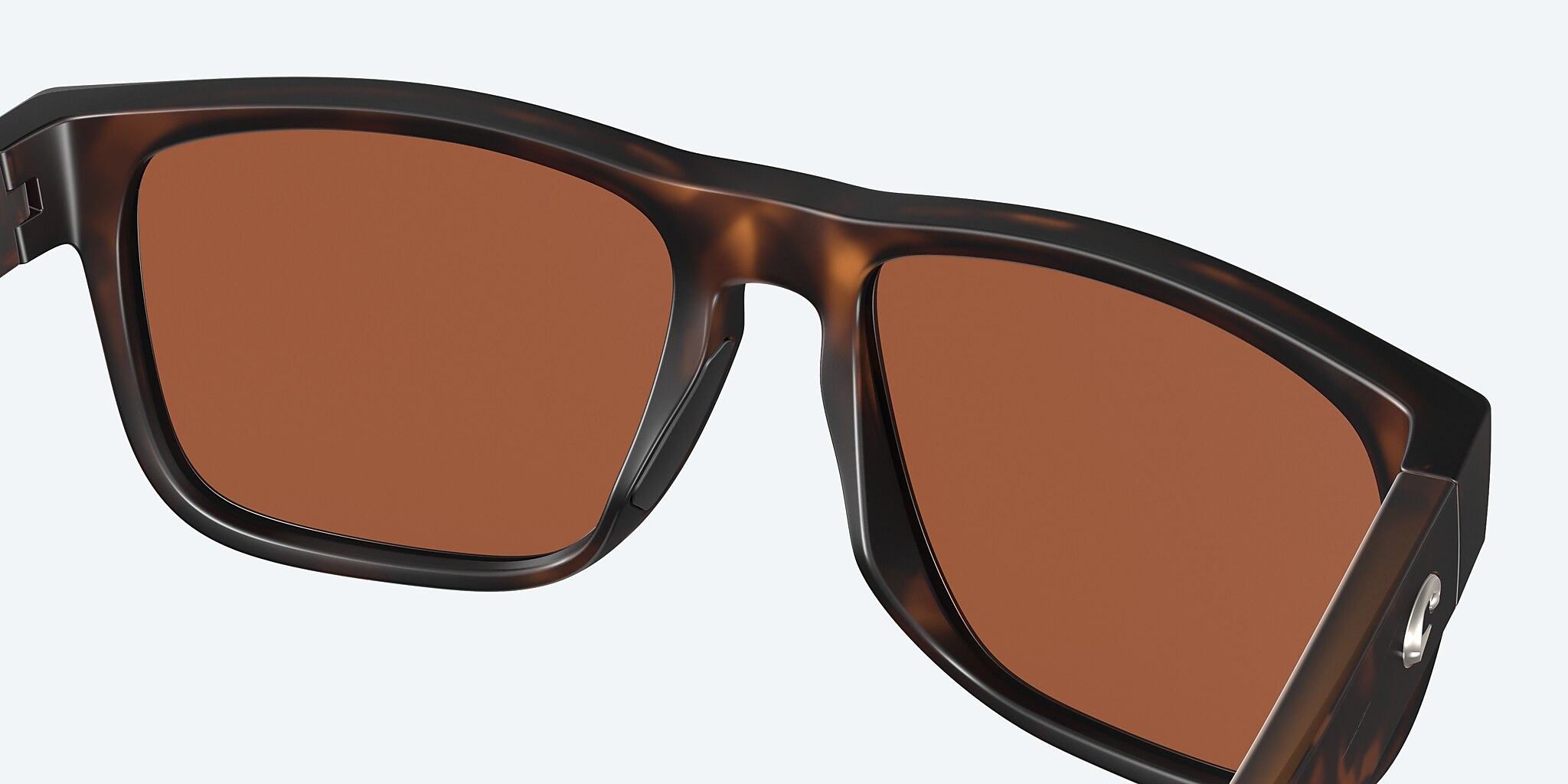 Sunglasses Costa Spearo XXL (56-17) with Green Mirror lens and Matte Tortoise frame Image 7 of 7