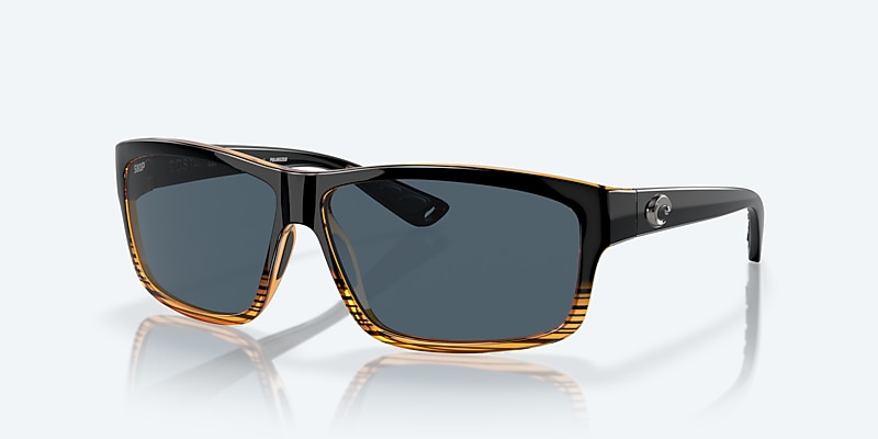 Sunglasses Costa Cut L (60-10) with Gray lens and Coconut Fade frame Image 1 of 7