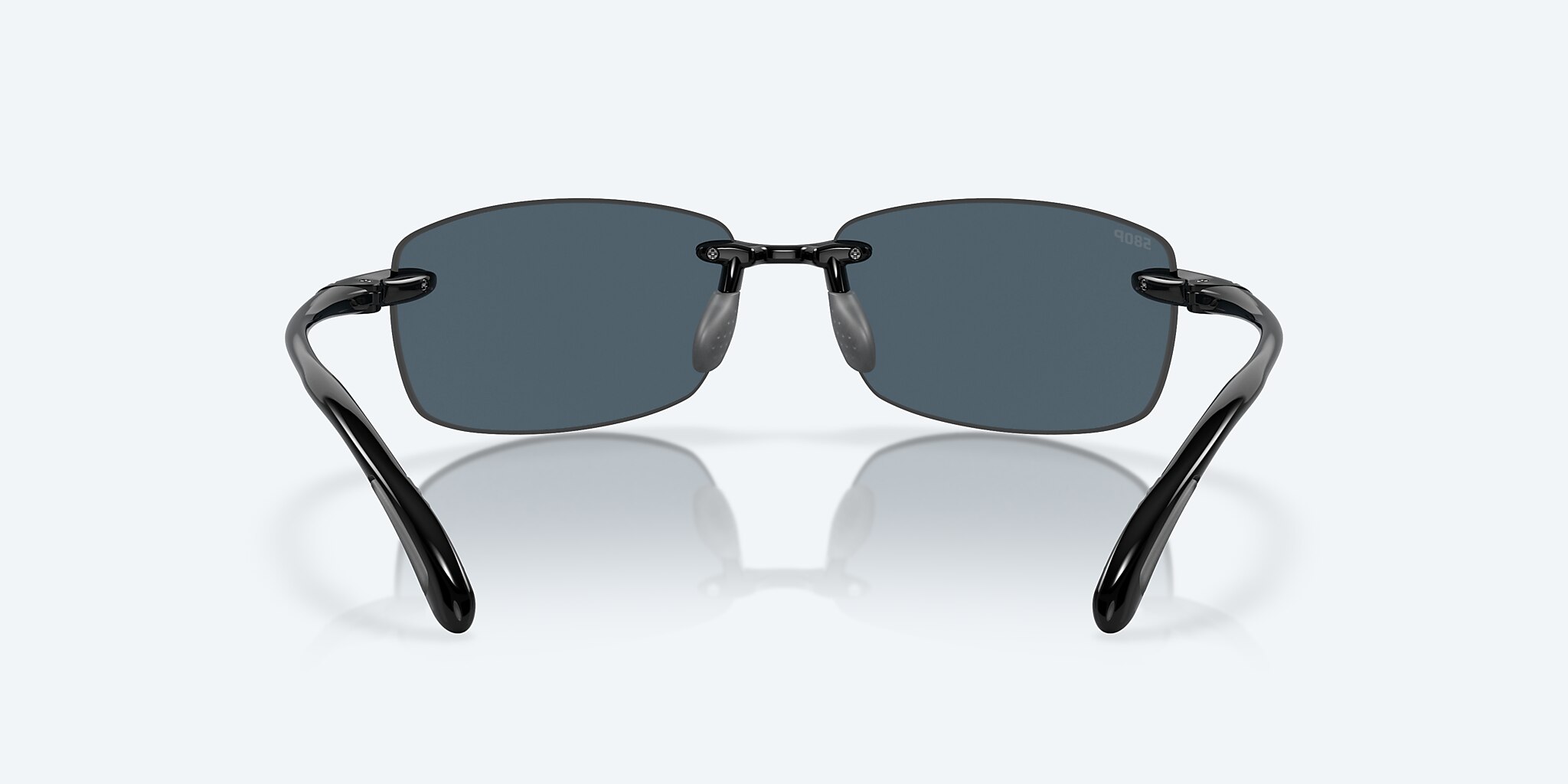 Sunglasses Costa Ballast M (60-15) with Gray lens and Shiny Black frame Image 4 of 7