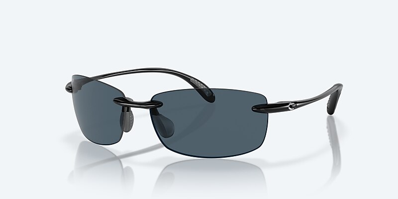 Sunglasses Costa Ballast M (60-15) with Gray lens and Shiny Black frame Image 1 of 7