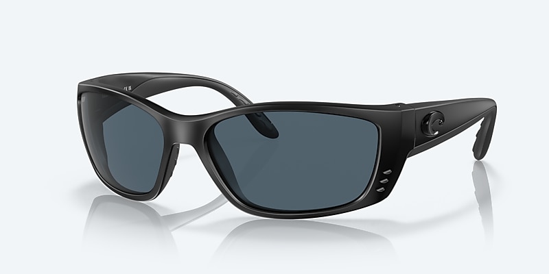 Sunglasses Costa Fisch XL (64-17) with Gray lens and Blackout frame Image 1 of 7