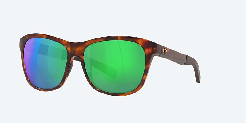 Sunglasses Costa Vela XL (56-15) with Green Mirror lens and Tortoise frame Image 1 of 4