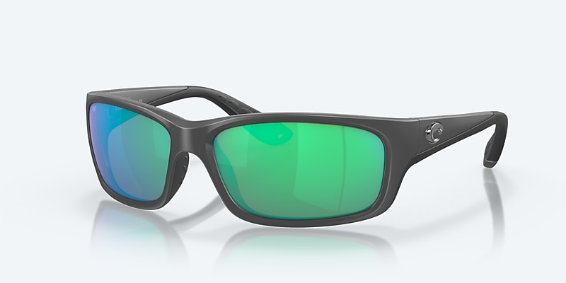 Sunglasses Costa Jose L (62-16) with Green Mirror lens and Matte Gray frame Image 1 of 8