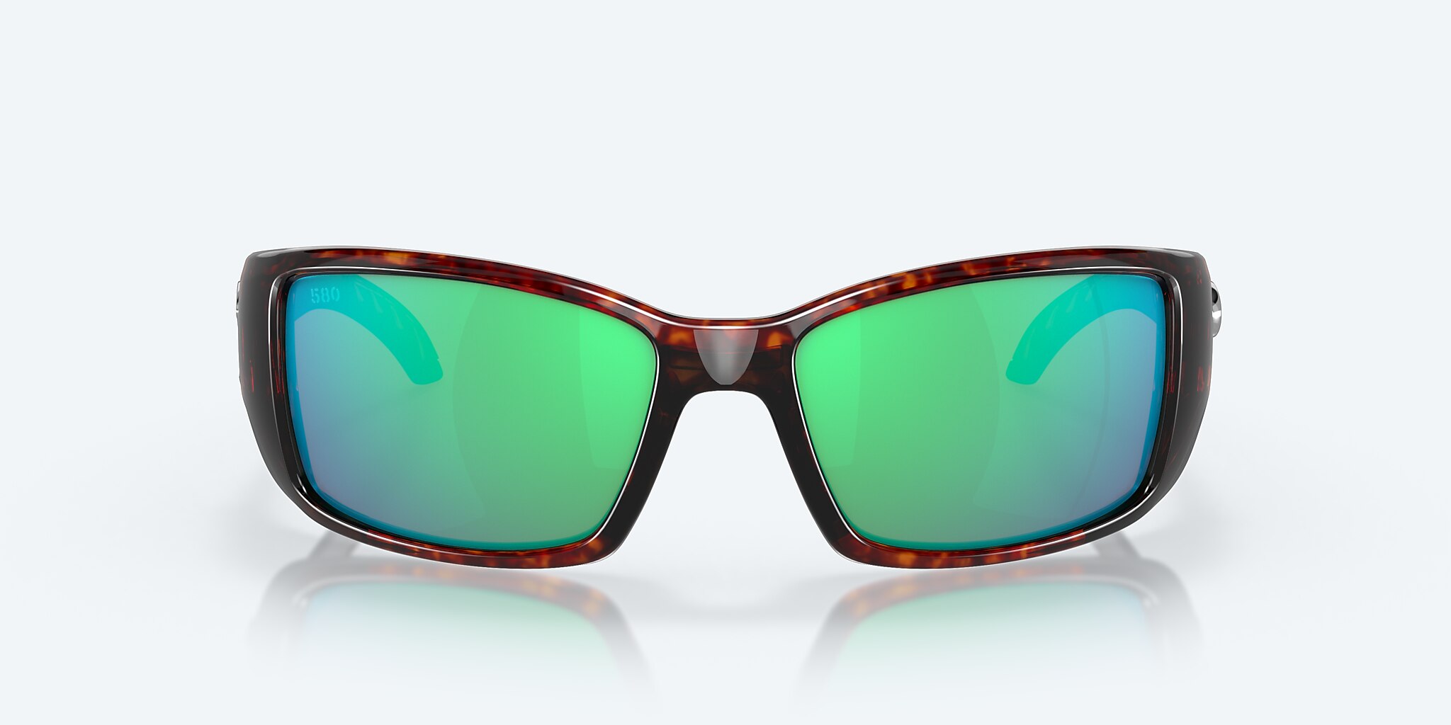 Sunglasses Costa Blackfin L (62-17) with Green Mirror lens and Tortoise frame Image 2 of 7
