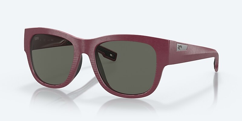 Sunglasses Costa Caleta XL (55-19) with Gray lens and Net Plum frame Image 1 of 8