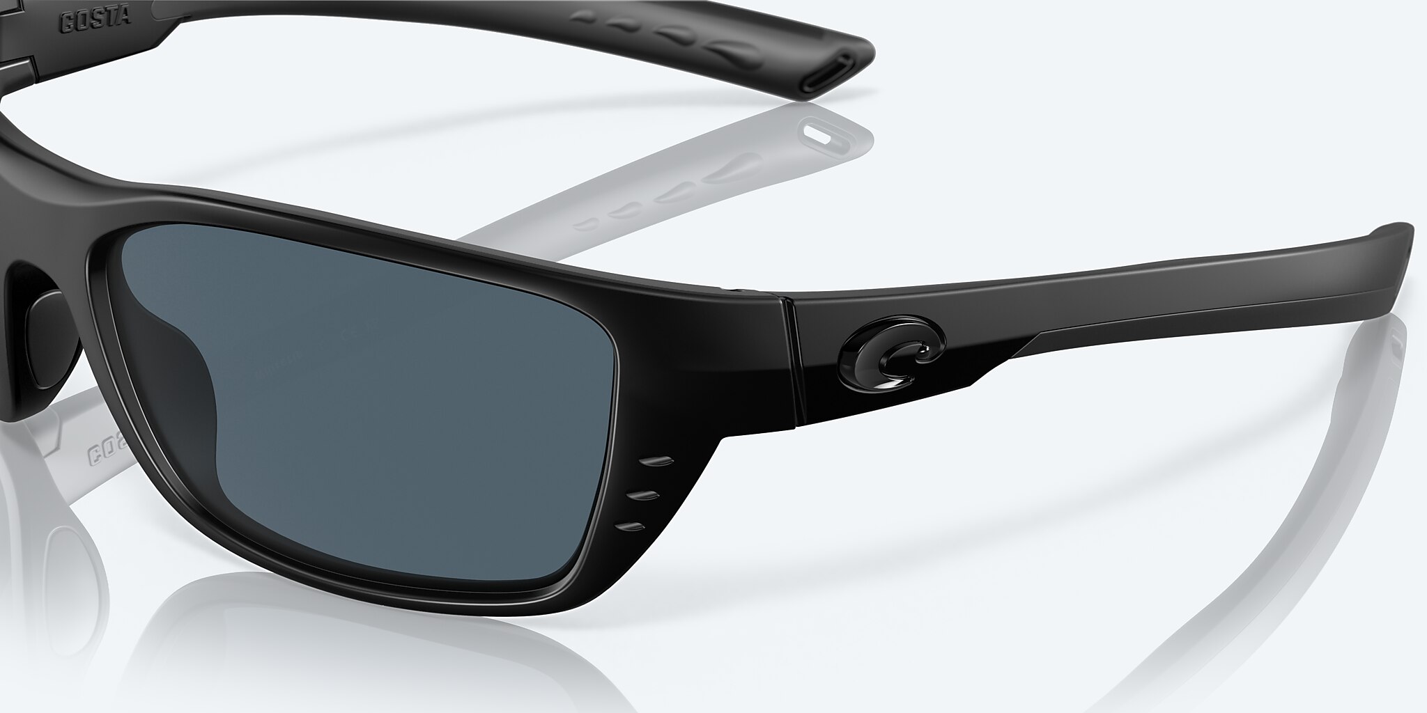 Sunglasses Costa Whitetip M (58-18) with Gray lens and Blackout frame Image 6 of 7