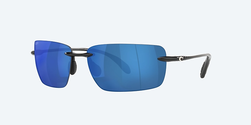 Sunglasses Costa Gulf Shore M (66-15) with Blue Mirror lens and Shiny Black frame Image 1 of 4