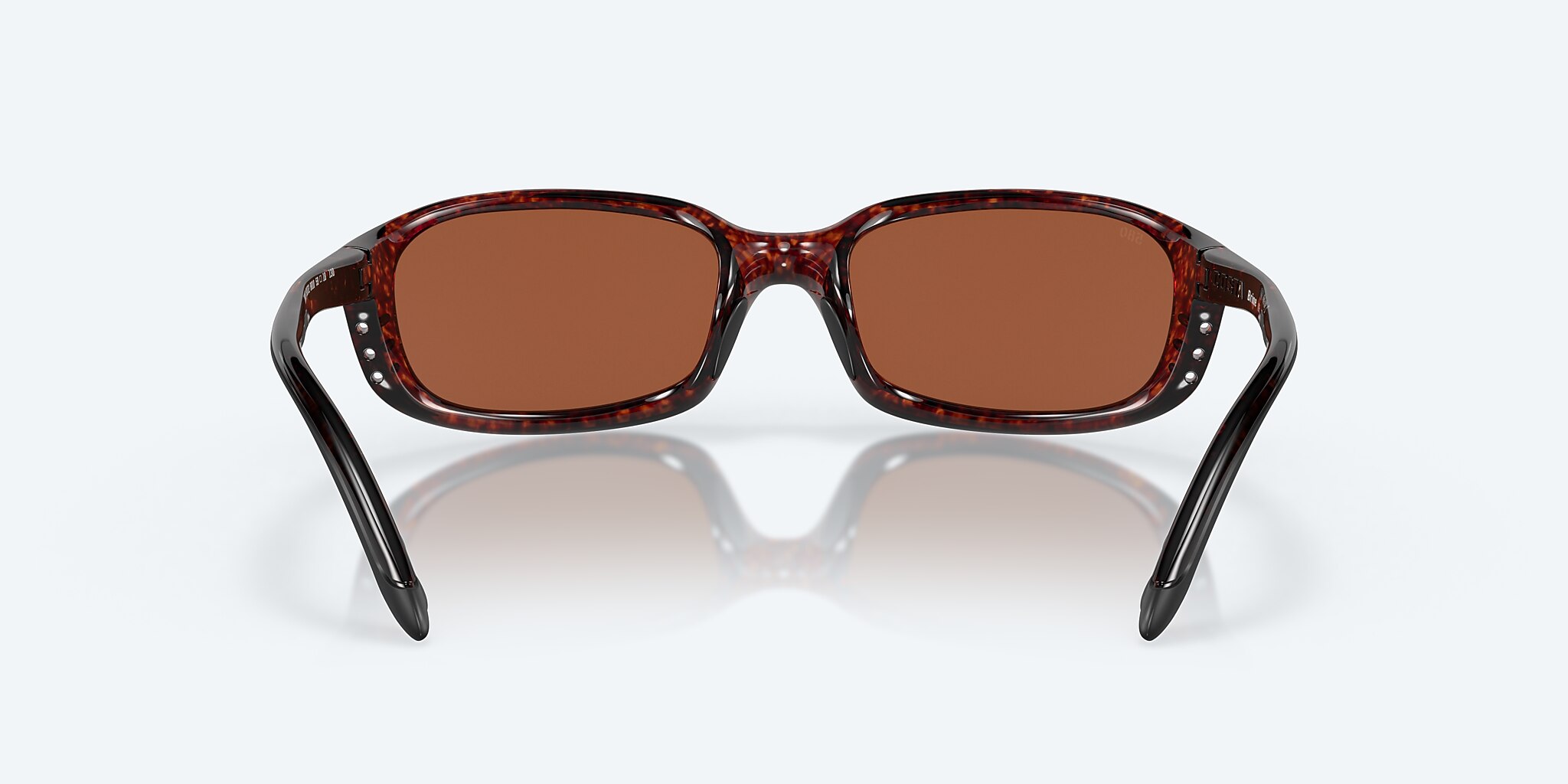 Lunettes de soleil Costa Brine S (59-18) avec Effet miroir Vert verre et Écaille monture Image 4 de 7