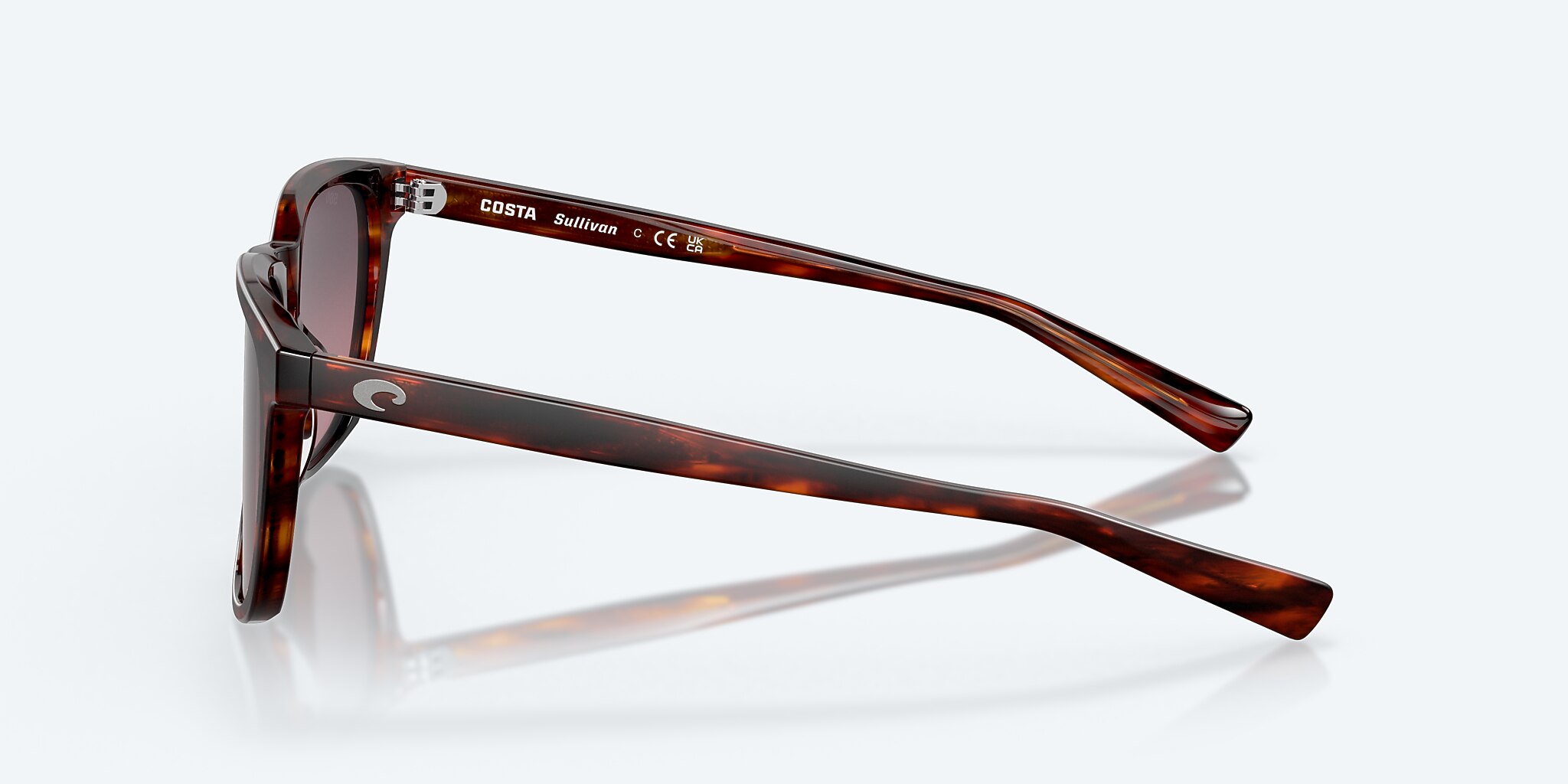 Sunglasses Costa Sullivan M (53-19) with Rose Gradient lens and Matte Tortoise frame Image 3 of 8