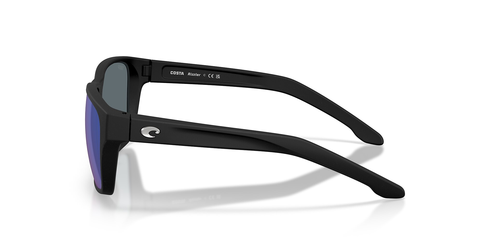Costa Rizzler S (55-14) with Blue Mirror lenses and Netplus Black