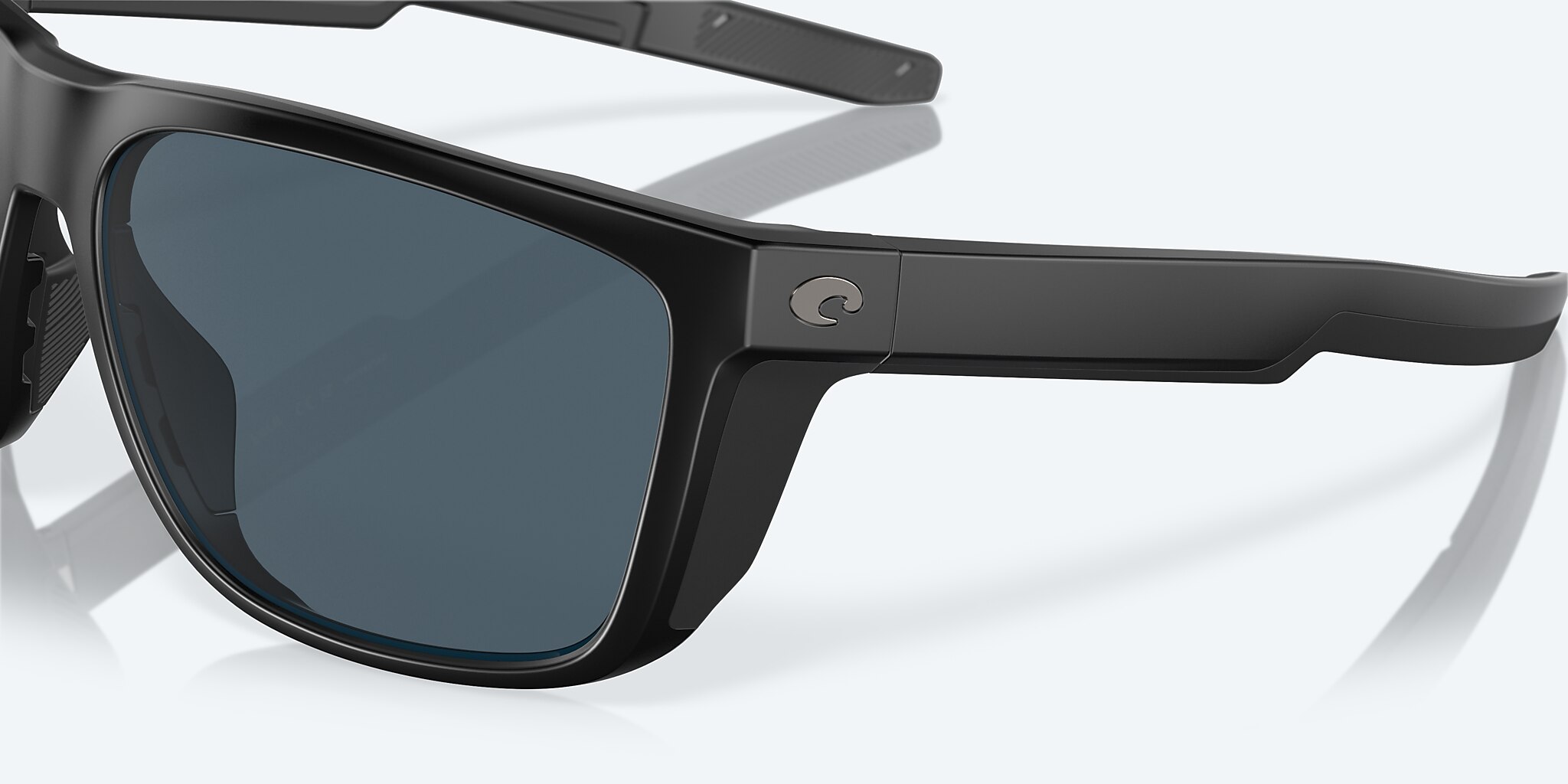 Sunglasses Costa Ferg L (59-16) with Gray lens and Matte Black frame Image 6 of 7