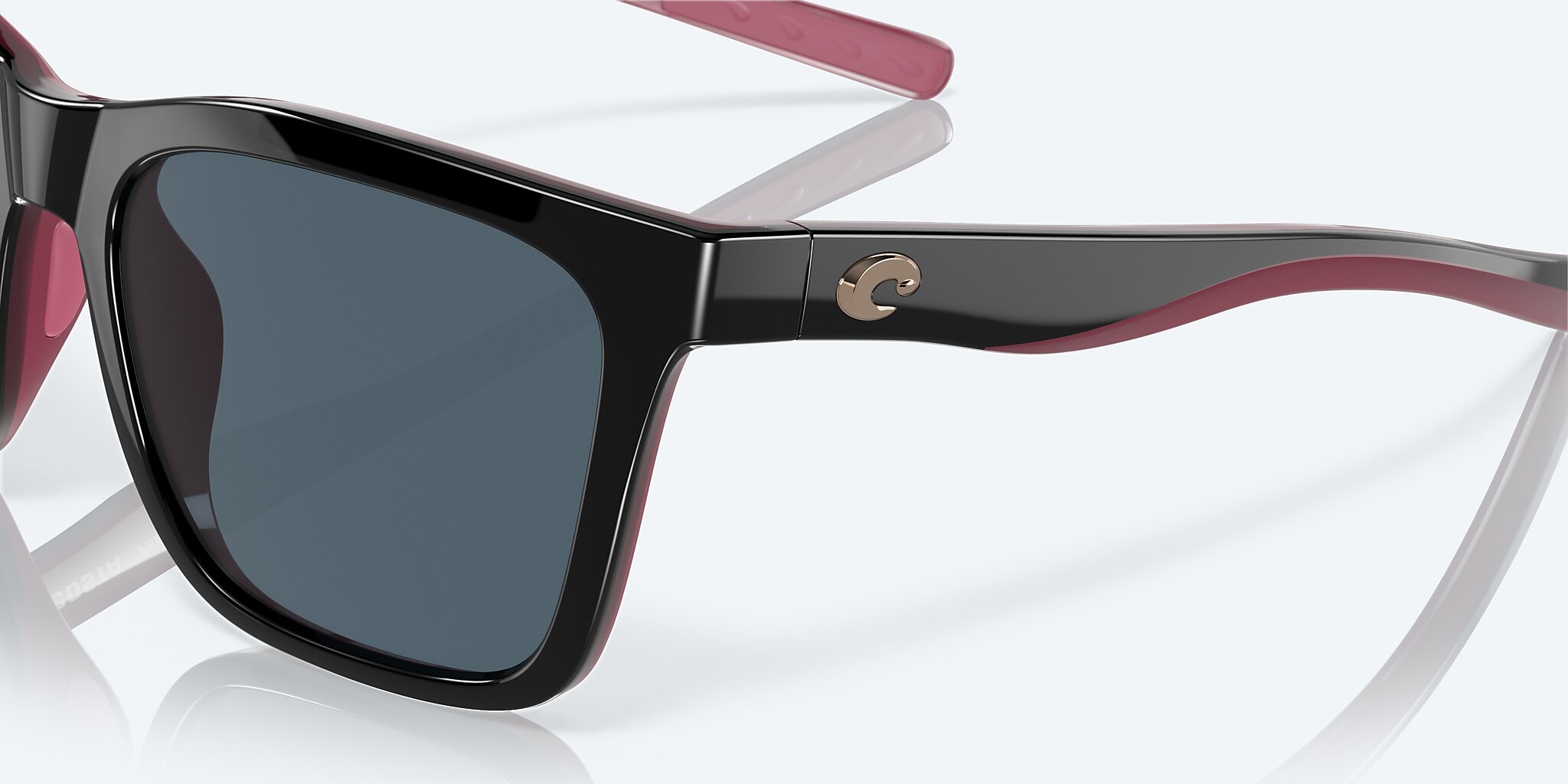 Lentes de Sol Costa Panga XXL (56-20) con Gris lente y Negro Brillante/Cristal/Fucsia montura Imagen 6 de 7