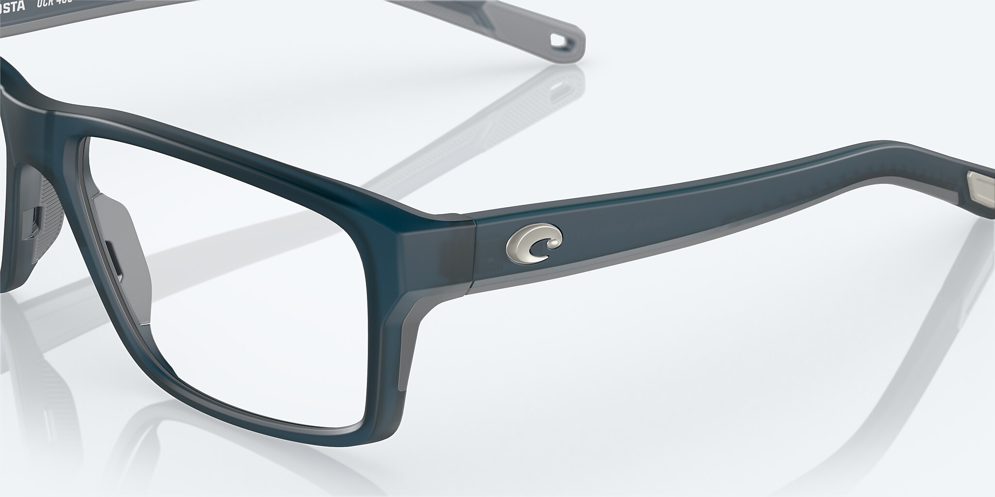 Lentes de Vista Costa Ocean Ridge 400 L (57-16) con Micas de Demostración lente y Azul Pacífico montura Imagen 6 de 7