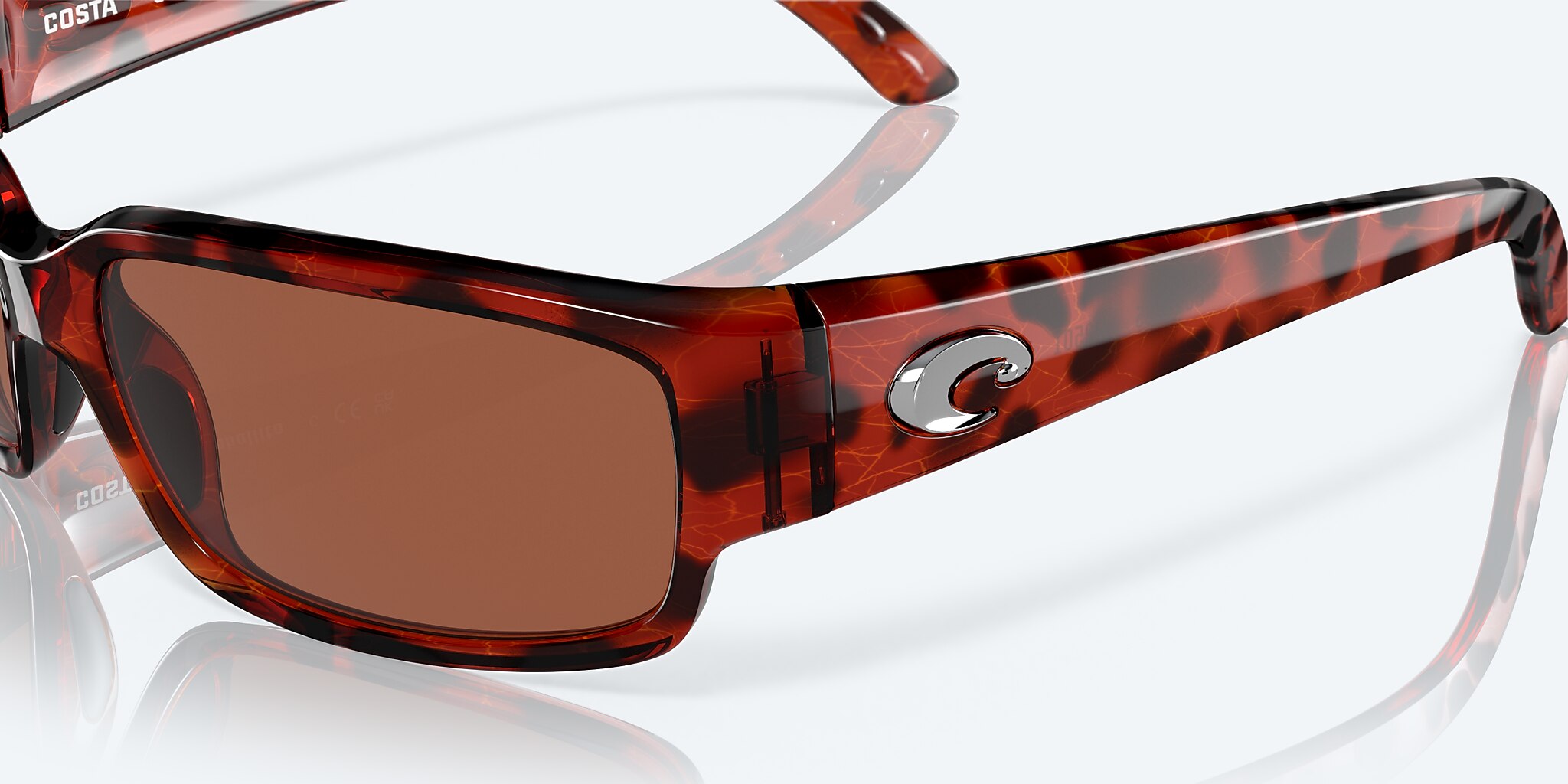 Sunglasses Costa Caballito M (59-15) with Copper lens and Tortoise frame Image 6 of 7