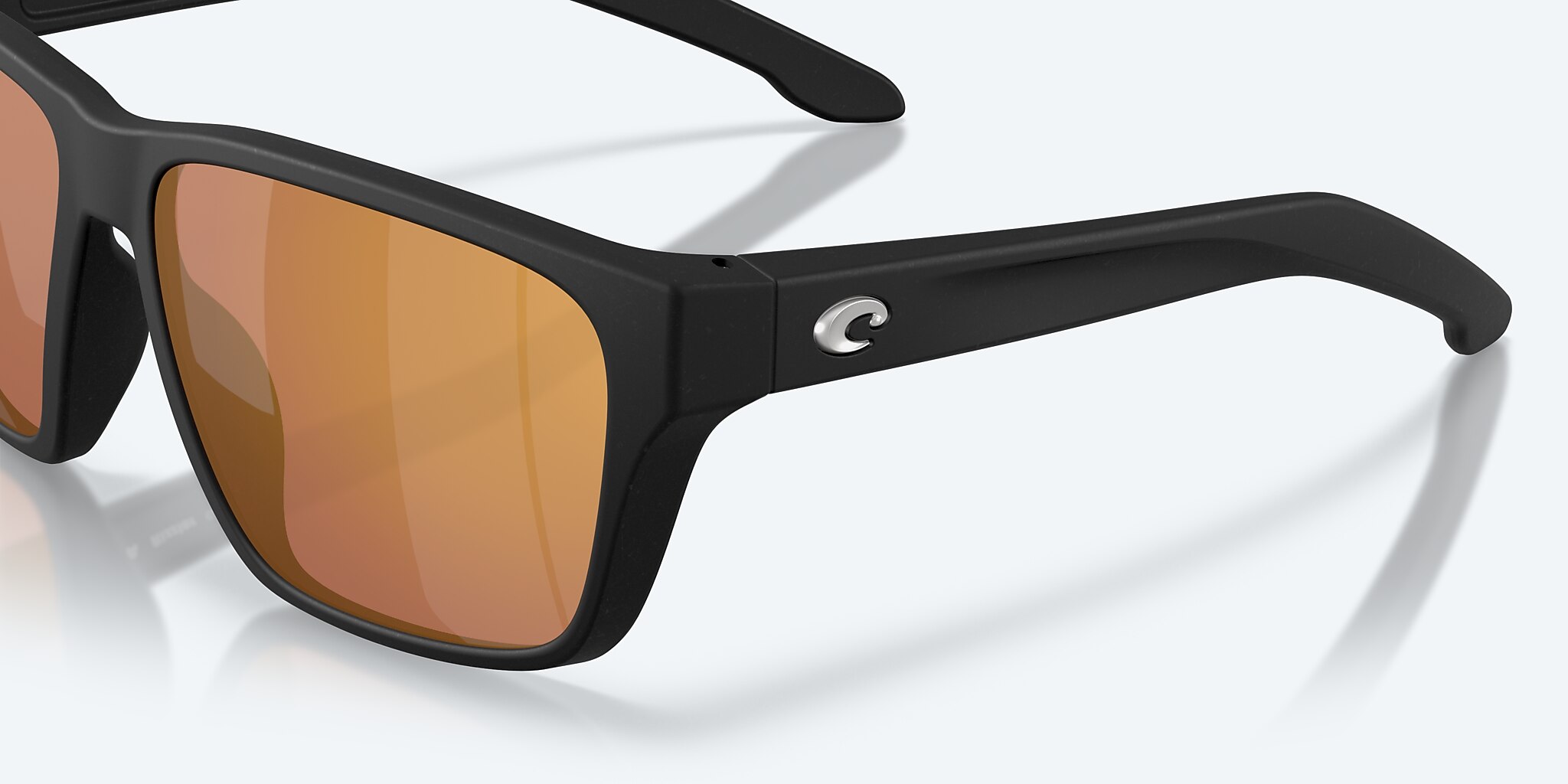 Sunglasses Costa Rizzler S (55-14) with Gold Mirror lens and Netplus Black frame Image 6 of 8