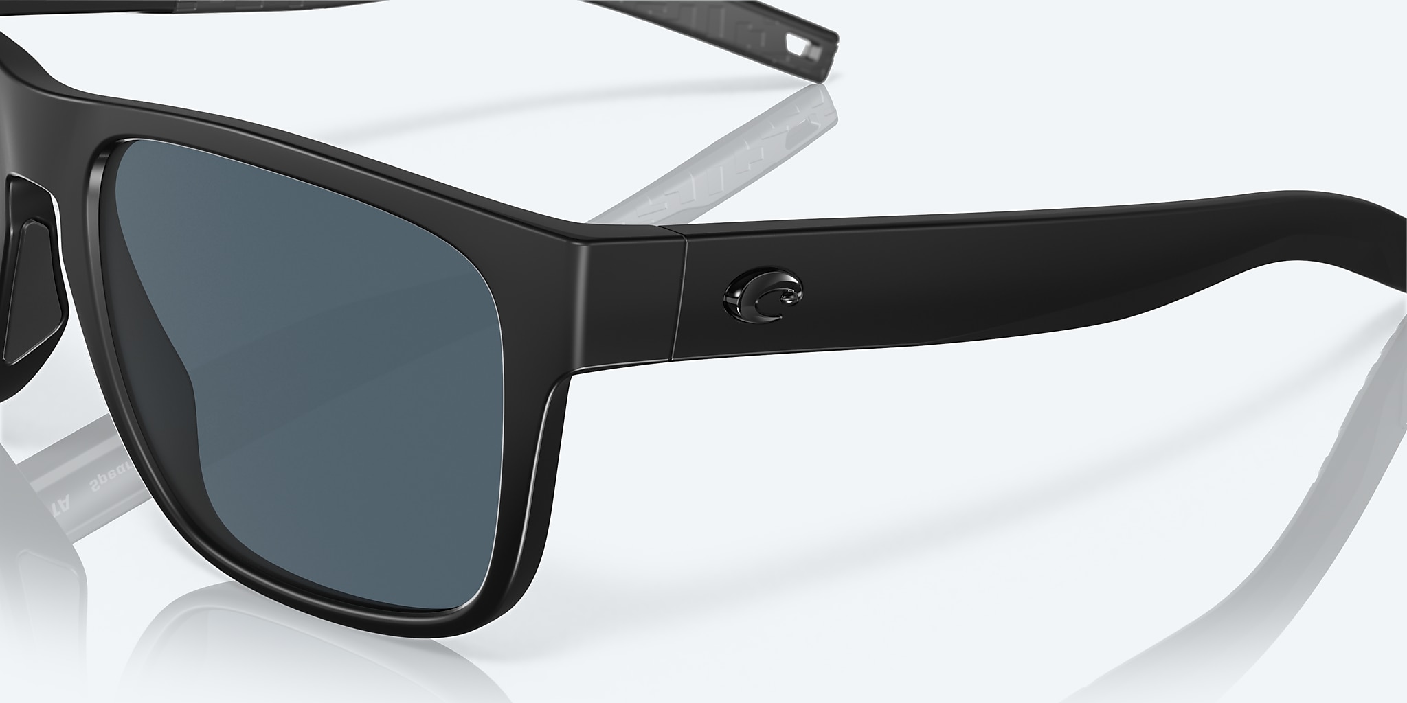 Gafas de sol Costa Spearo XXL (56-17) con Gris lente y Negro montura Imagen 6 de 7