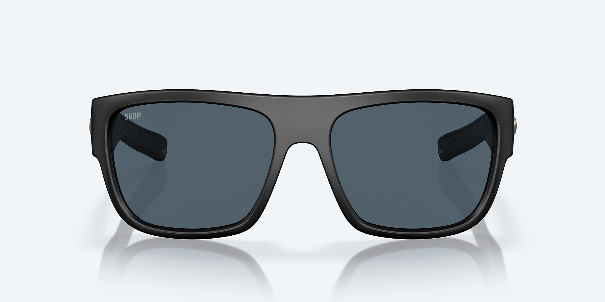 Lunettes de soleil Costa Sampan XL (58-17) avec Gris verre et Noir mat monture Image 2 de 7