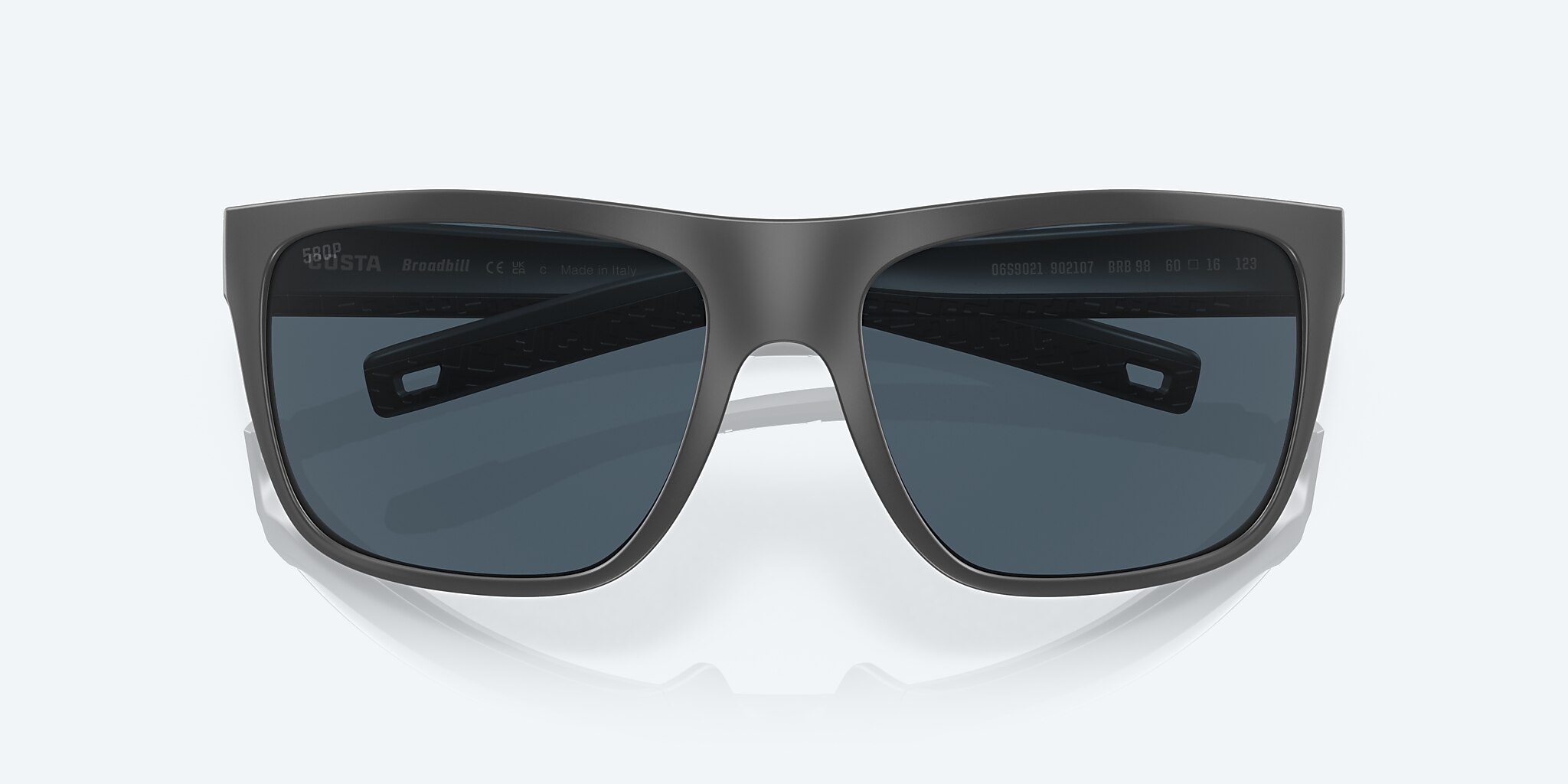 Gafas de sol Costa Broadbill L (60-16) con Gris lente y Gris Mate montura Imagen 5 de 7