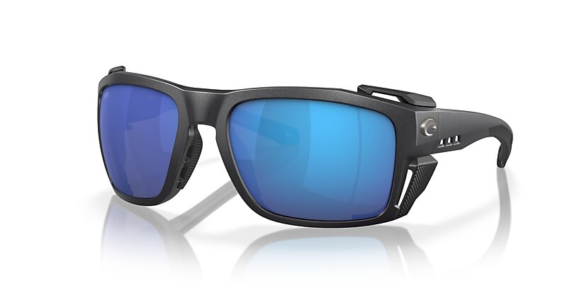 Costa King Tide 8 L (60-18) with Blue Mirror lenses and Black