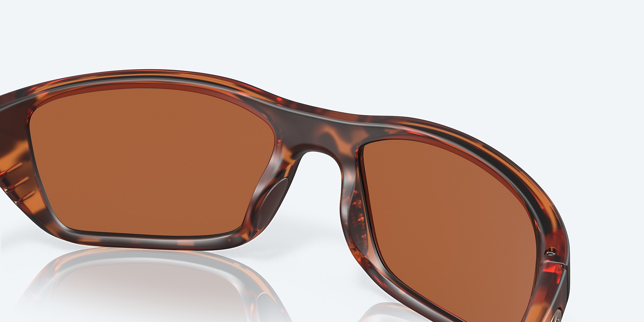 Lunettes de soleil Costa Whitetip M (58-18) avec Effet miroir Vert verre et Écaille de tortue rétro monture Image 7 de 7