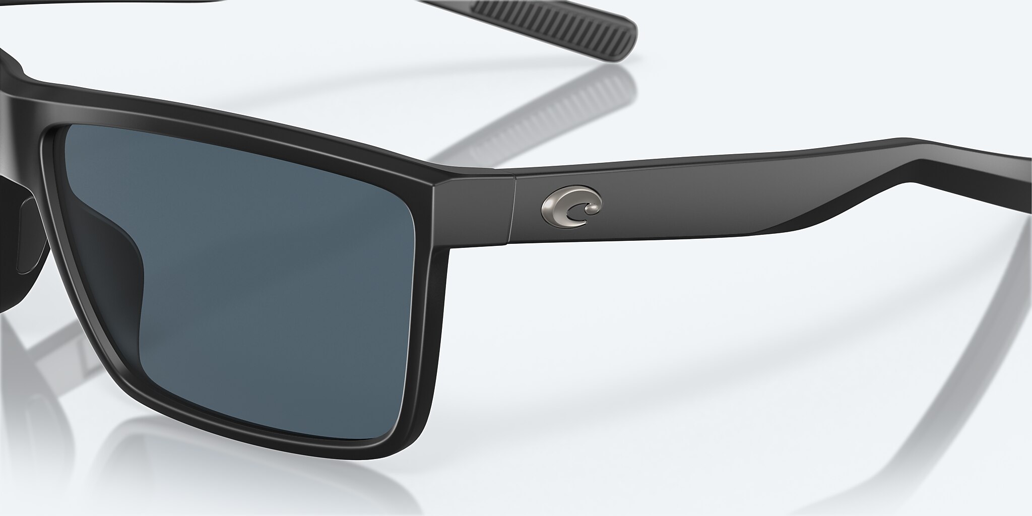 Sunglasses Costa Rinconcito M (60-12) with Gray lens and Matte Black frame Image 6 of 8