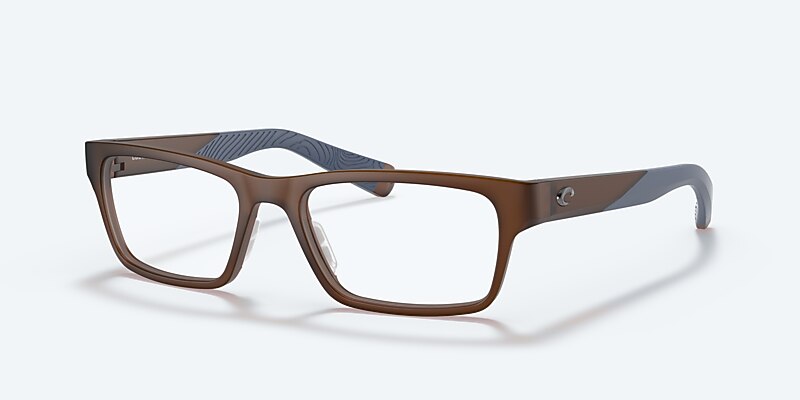 Eyeglasses Costa Ocean Ridge 310 M (53-17) with Demo Lens lens and Translucent Dark Brown frame Image 1 of 5