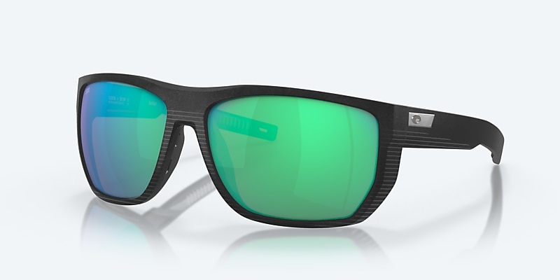 Sunglasses Costa Santiago L (63-16) with Green Mirror lens and Net Black frame Image 1 of 7