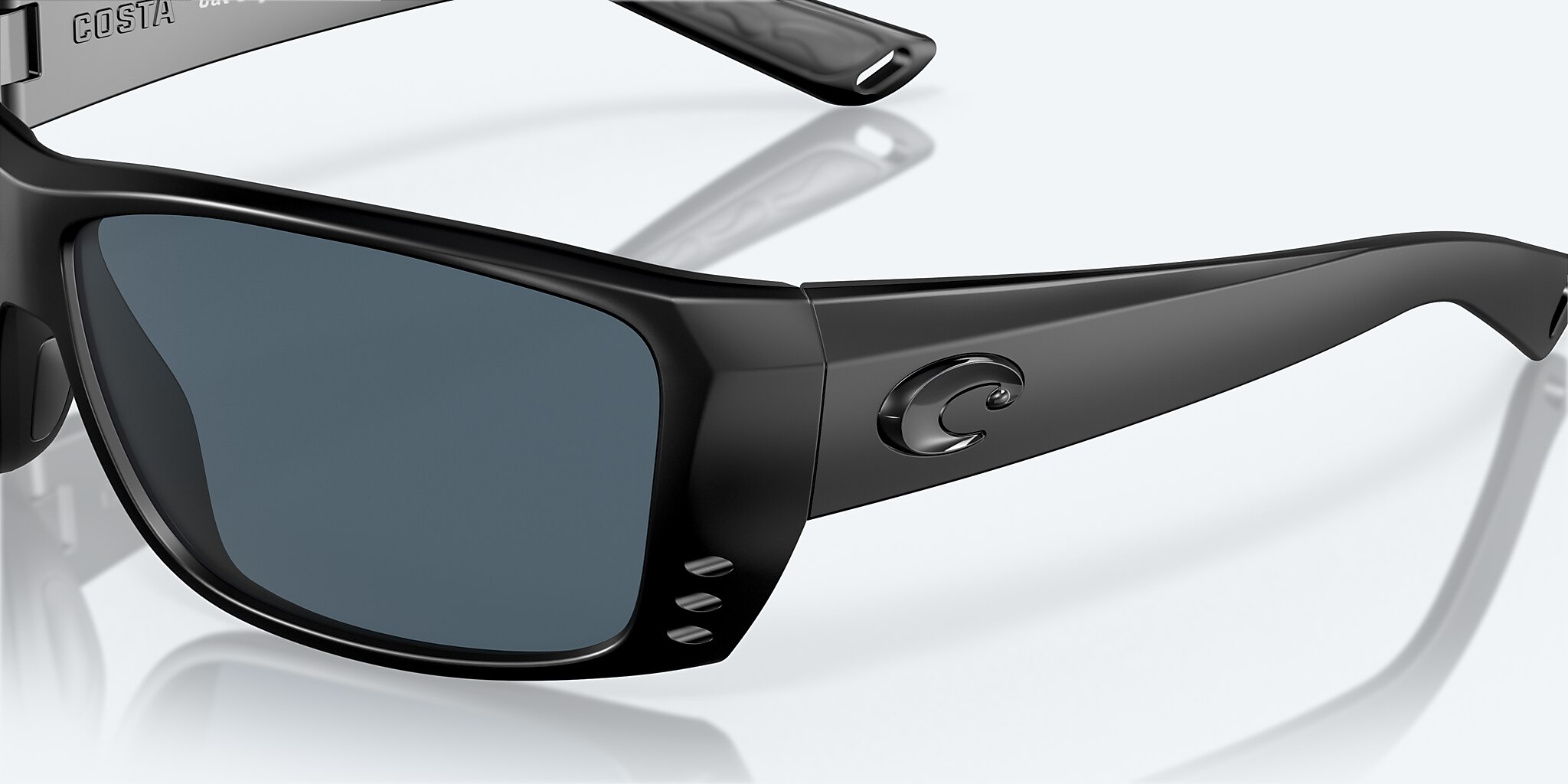 Sunglasses Costa Cat Cay M (61-10) with Gray lens and Blackout frame Image 6 of 7