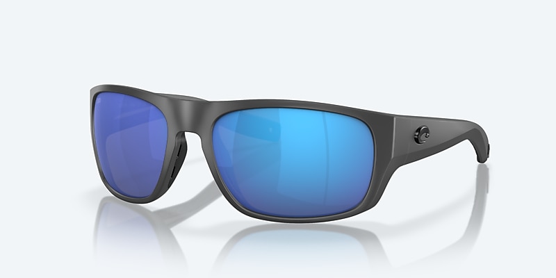 Sunglasses Costa Tico XL (60-17) with Blue Mirror lens and Matte Gray frame Image 1 of 7
