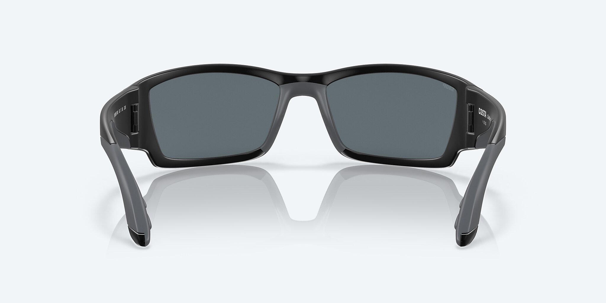 Sunglasses Costa Corbina L (61-18) with Blue Mirror lens and Matte Black frame Image 4 of 7