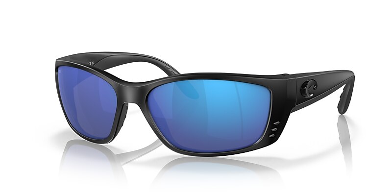 Costa Fisch XL (64-17) with Blue Mirror lenses and Blackout frame