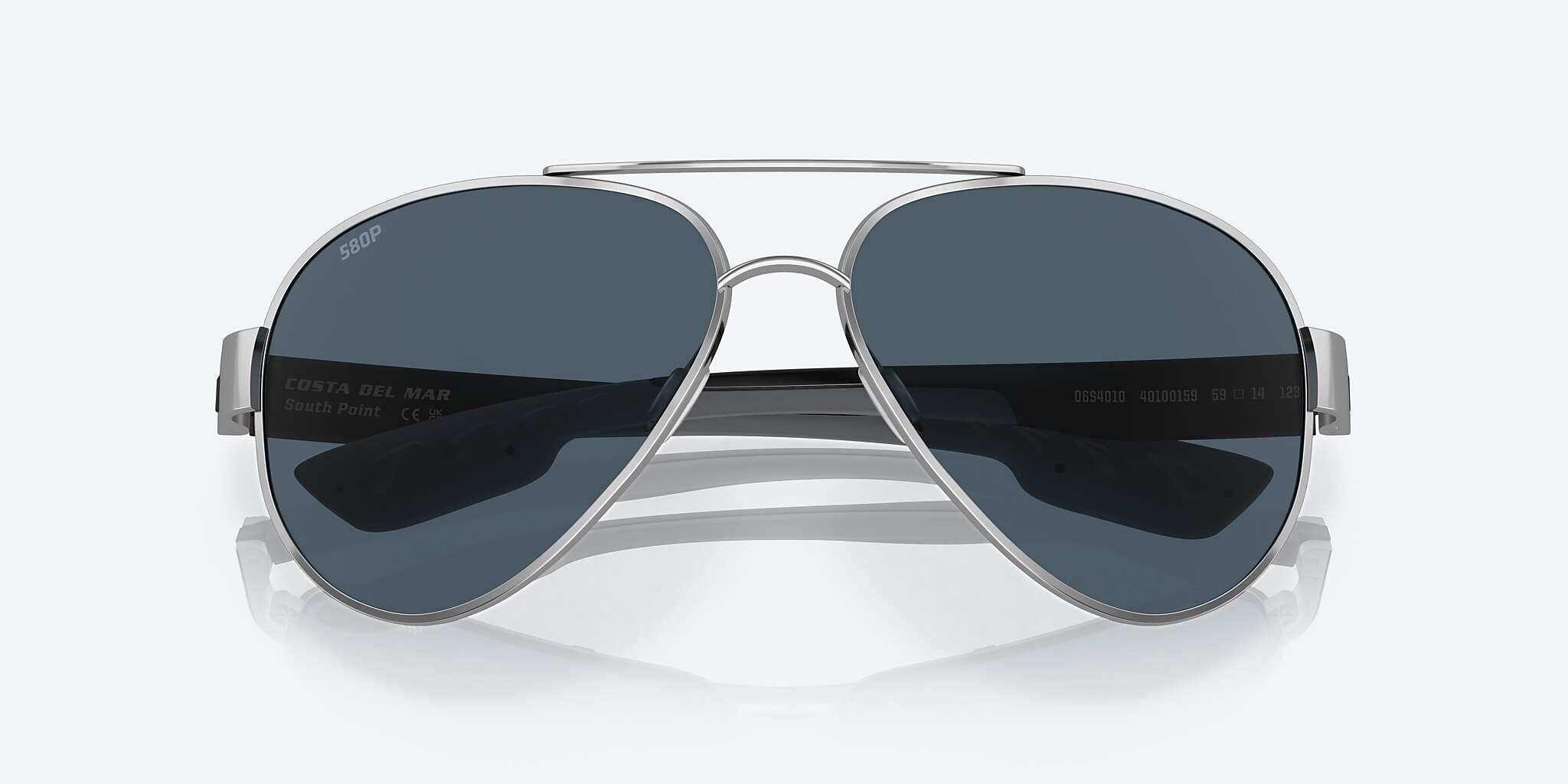 Sunglasses Costa South Point L (59-14) with Gray lens and Palladium frame Image 5 of 7