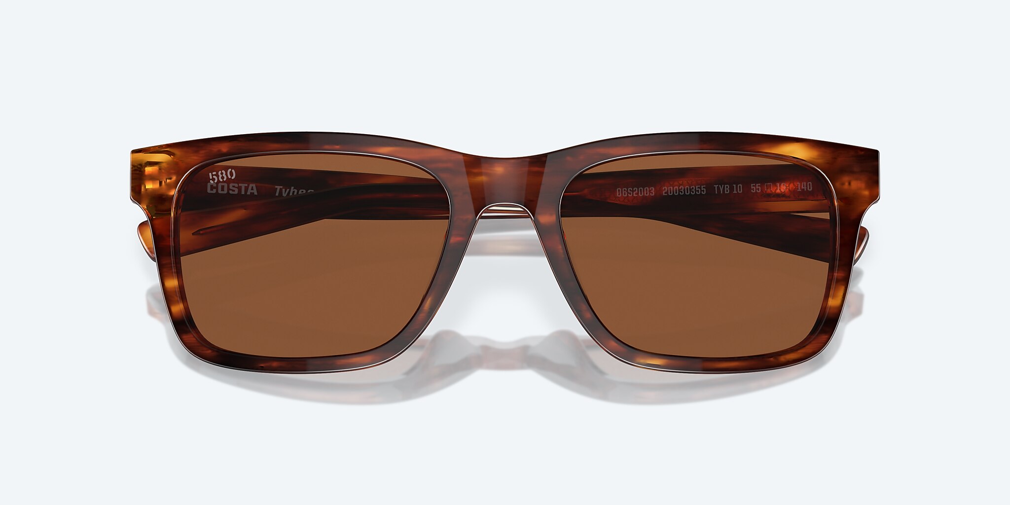 Sunglasses Costa Tybee M (55-19) with Copper lens and Tortoise frame Image 5 of 8