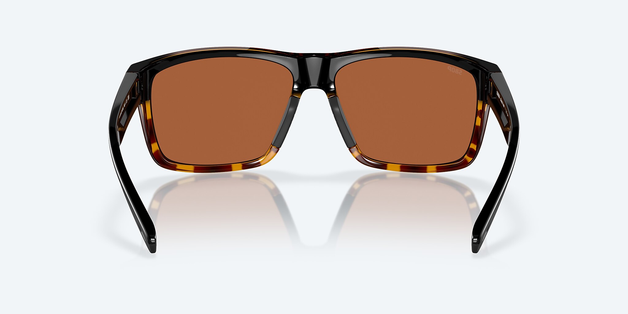 Lunettes de soleil Costa Slack Tide XL (60-15) avec Effet miroir Vert verre et Noir/Écaille de tortue brillante monture Image 4 de 7