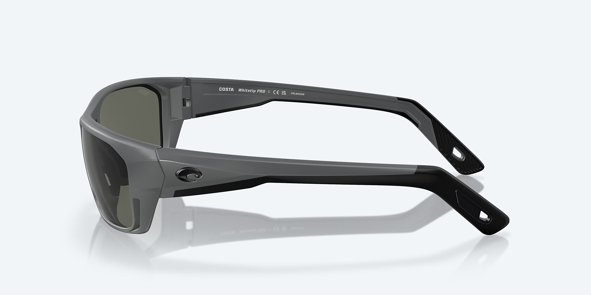 Sunglasses Costa Whitetip PRO M (57-18) with Gray lens and Matte Gray frame Image 3 of 7