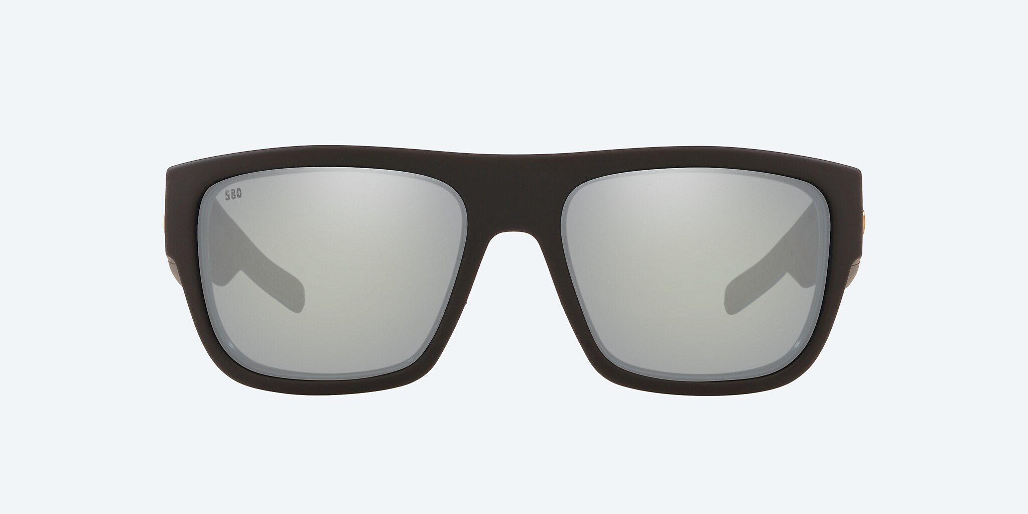 Sunglasses Costa Sampan XL (58-17) with Gray Silver Mirror lens and Matte Black Ultra frame Image 2 of 4