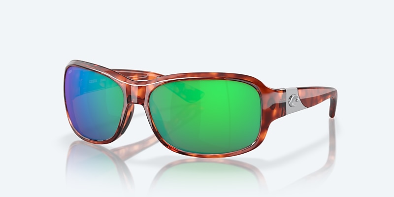 Lentes de Sol Costa Inlet S (58-14) con Verde Espejado lente y Tipo Carey montura Imagen 1 de 7