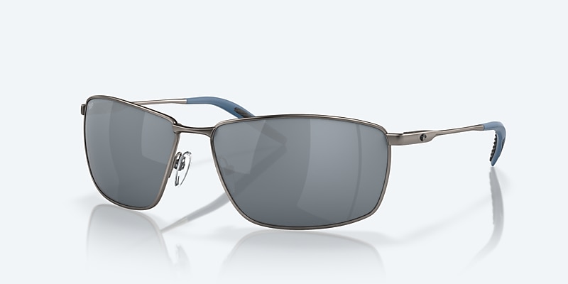 Sunglasses Costa Turret L (63-15) with Gray Silver Mirror lens and Matte Dark Gunmetal frame Image 1 of 7