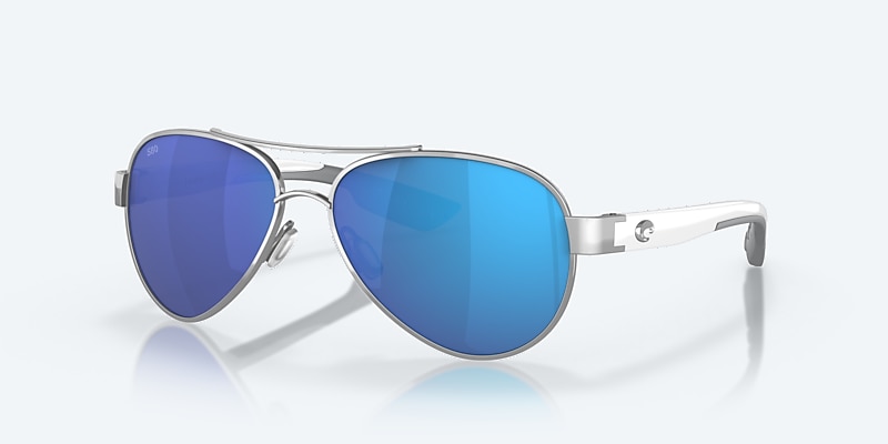 Sunglasses Costa Loreto M (56-14) with Blue Mirror lens and Palladium frame Image 1 of 8