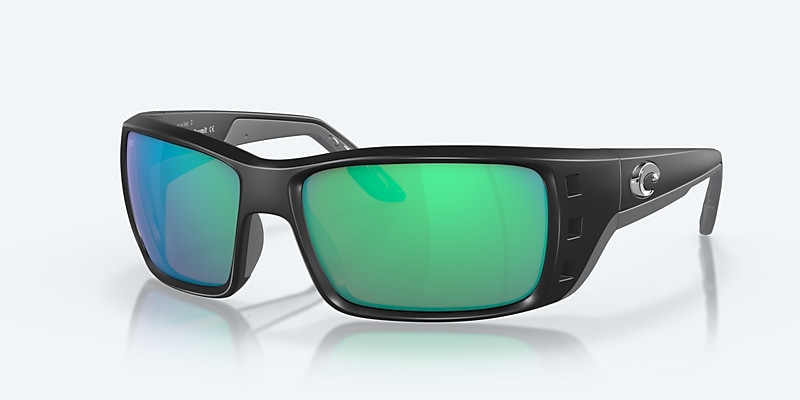 Sunglasses Costa Permit XL (63-16) with Green Mirror lens and Matte Black frame Image 1 of 7